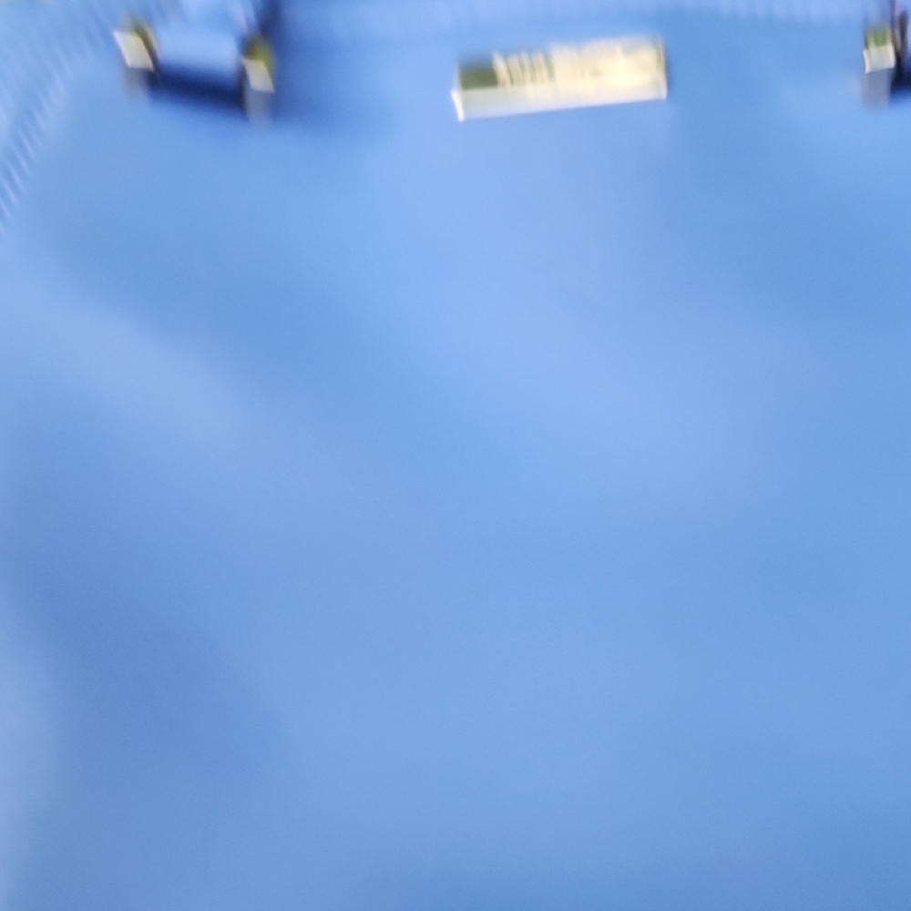 SOLD in bundle - EUC Kate Spade Hyacinth Blue Satchel Bag - Picture 8 of 10